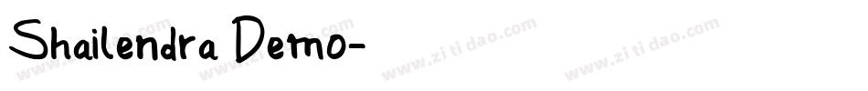 Shailendra Demo字体转换